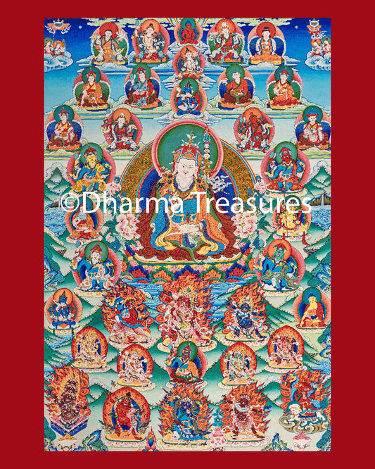 Seven Treasures Retinue Canvas 16"x20" (DISCOUNTED)