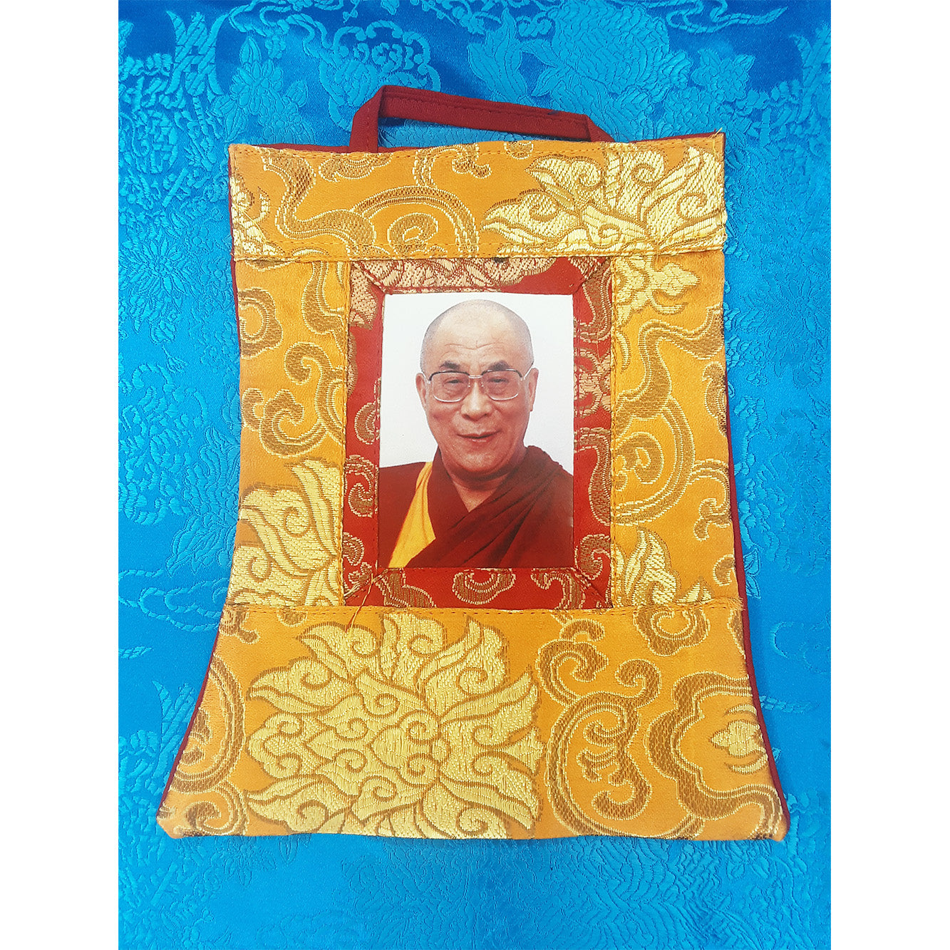 Dalai Lama Mini Thangka,  5.5" x 7.5" (Various Colors)