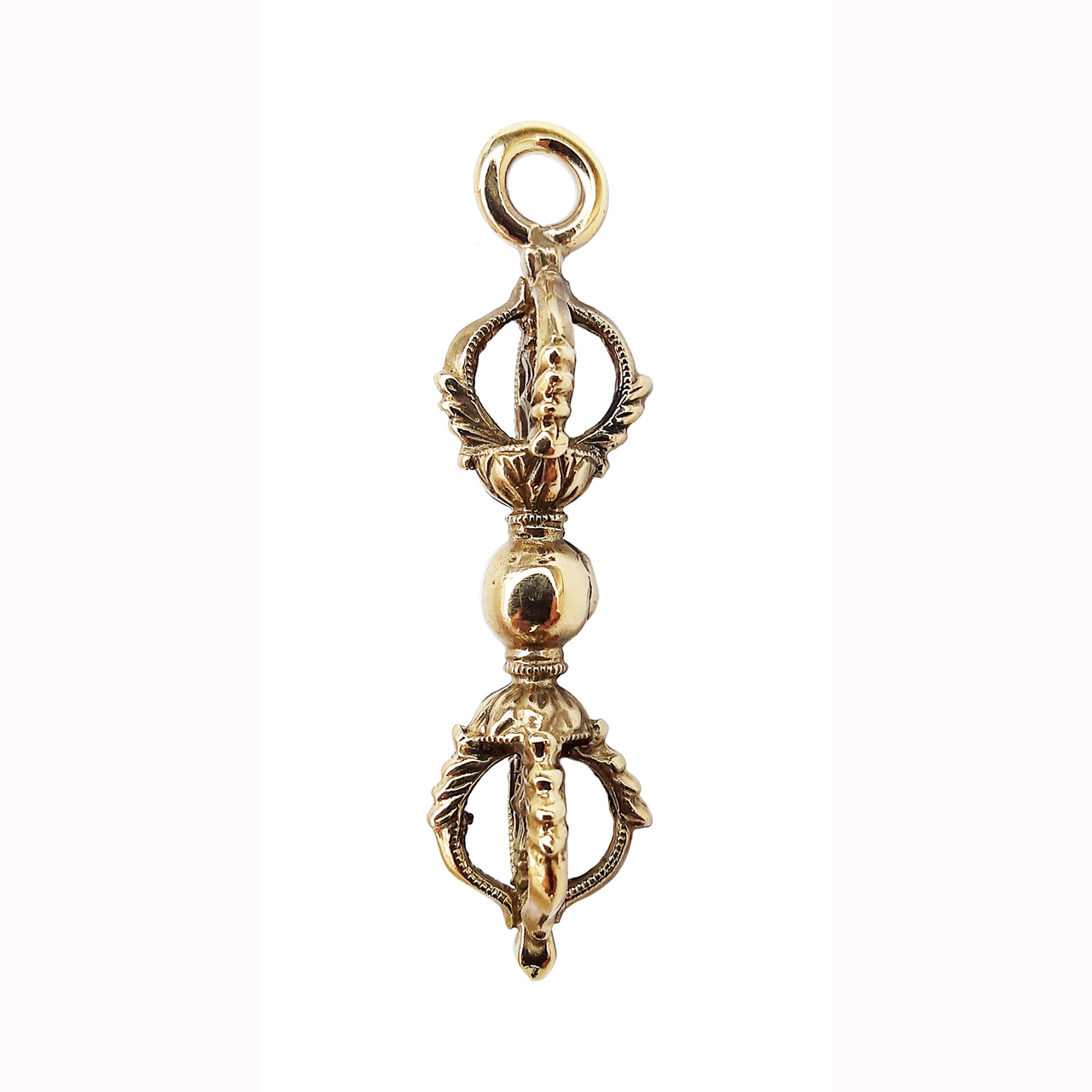 Brass Dorje Pendant SM
