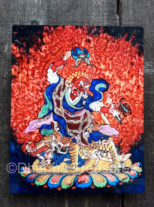 Dorje Drolo Metal Print 8"x10" by Neljorma Tendron
