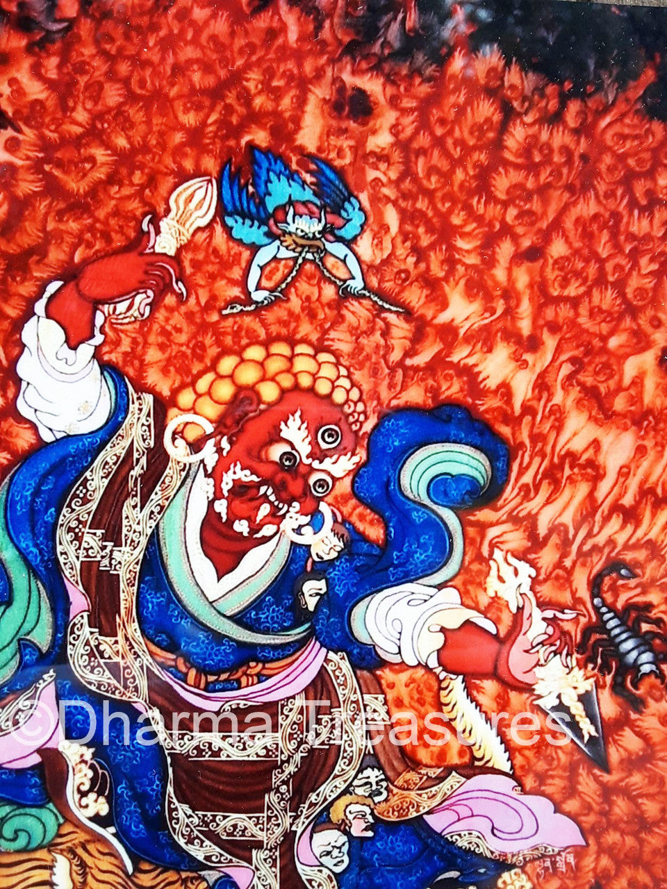 Dorje Drolo Metal Print 8"x10" by Neljorma Tendron