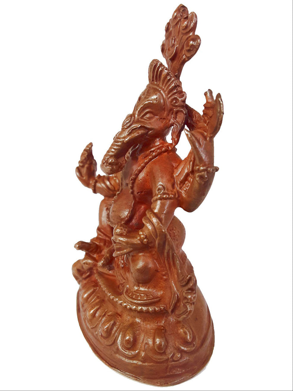 Mini Copper Ganesh Statue