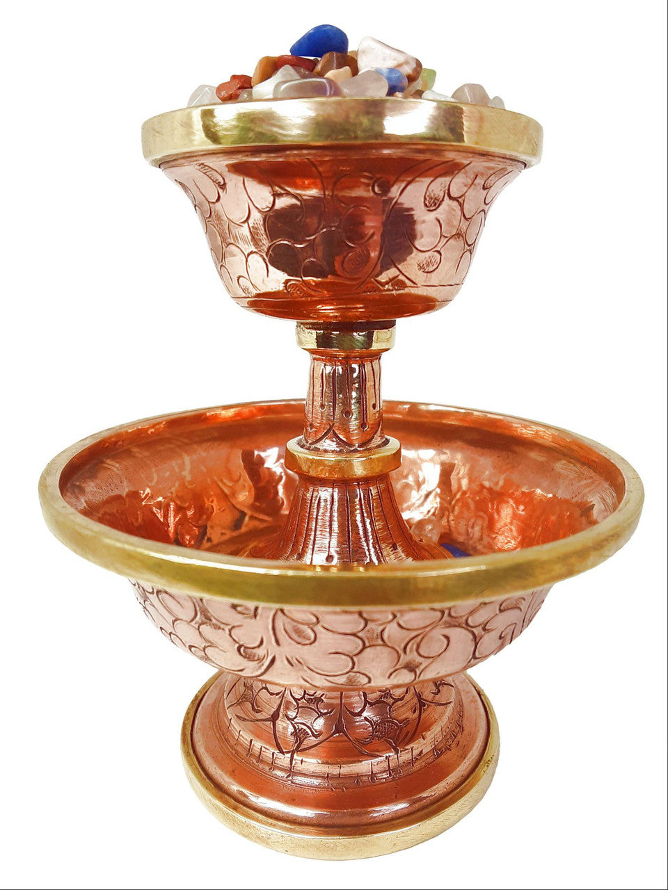 Etched Copper and Brass Serkyem (Various Sizes)