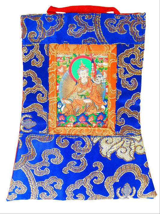 Guru Rinpoche Mini Thangka, 5.5" x 7.5"