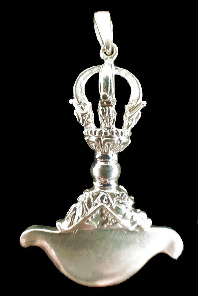 Silver Driguk Pendant 2.25"