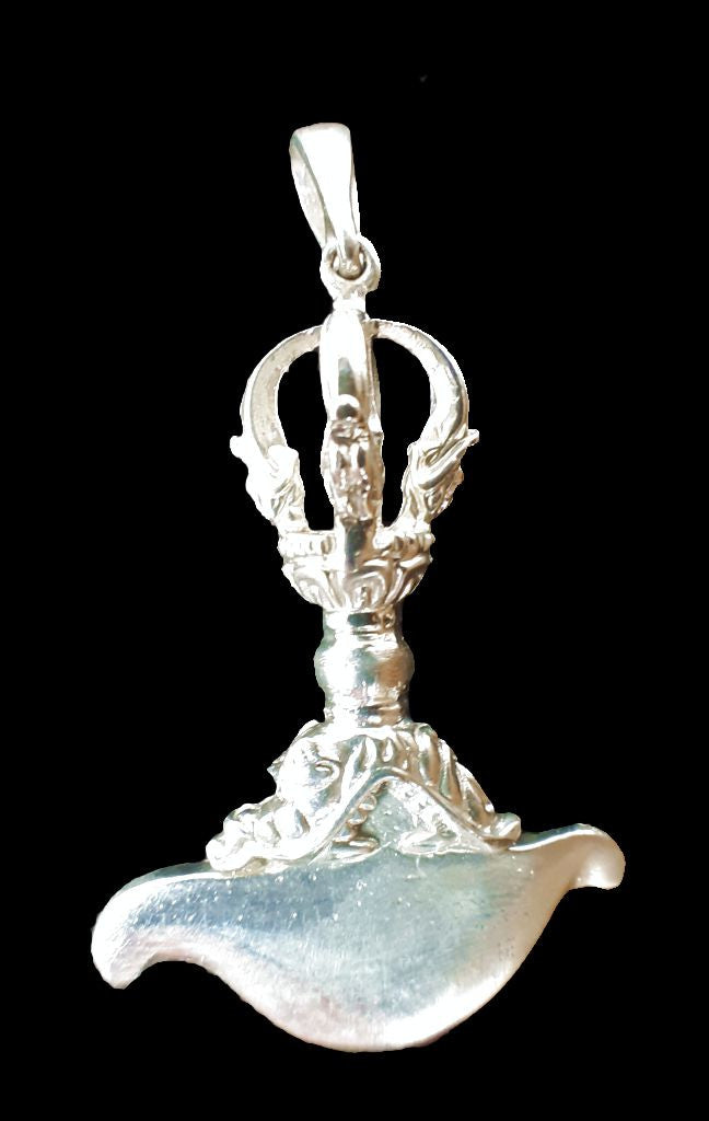Silver Driguk Pendant 2.25"
