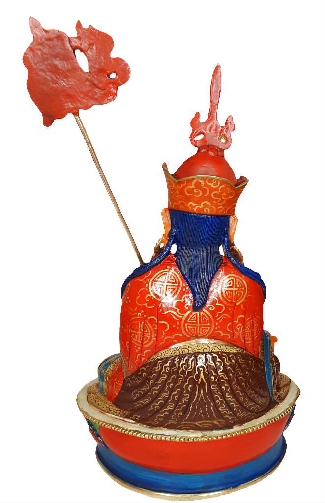 Orgyen Khandro Norlha Painted Statue, 8.75"