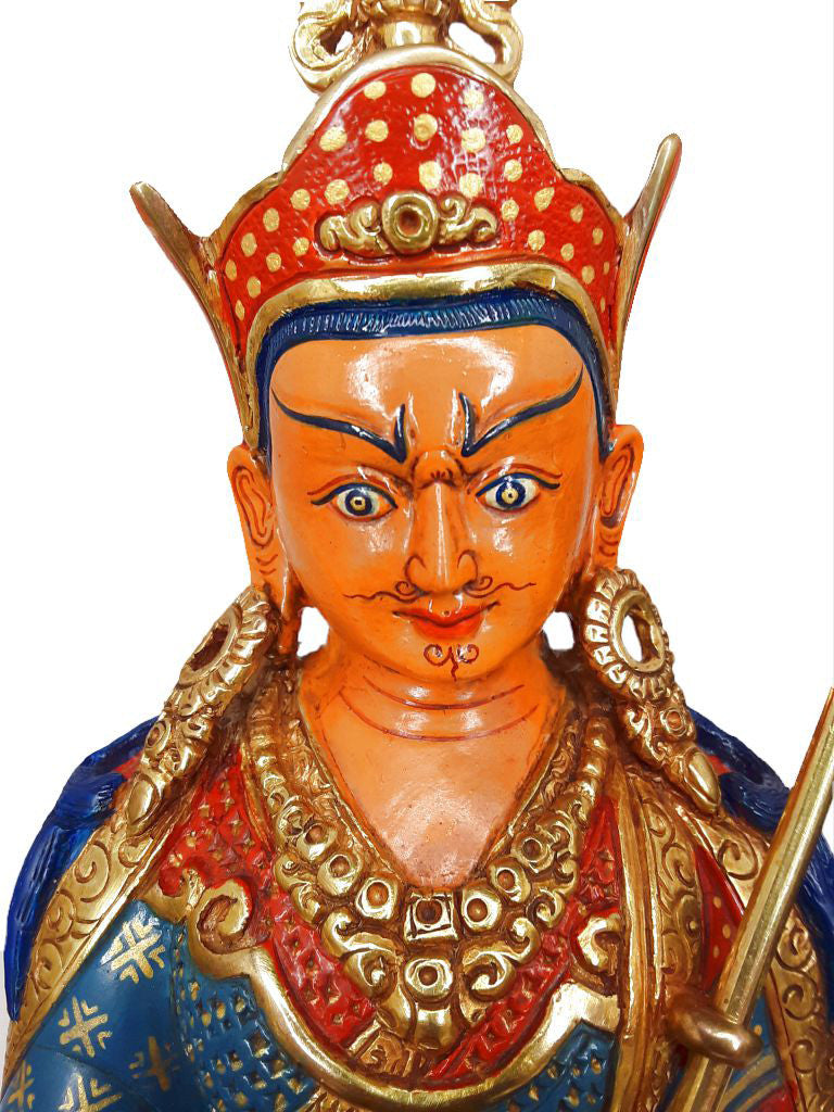 Orgyen Khandro Norlha Painted Statue, 8.75"