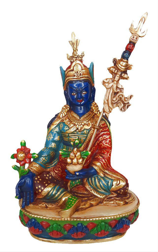 Orgyen Menla Painted Statue, 6"