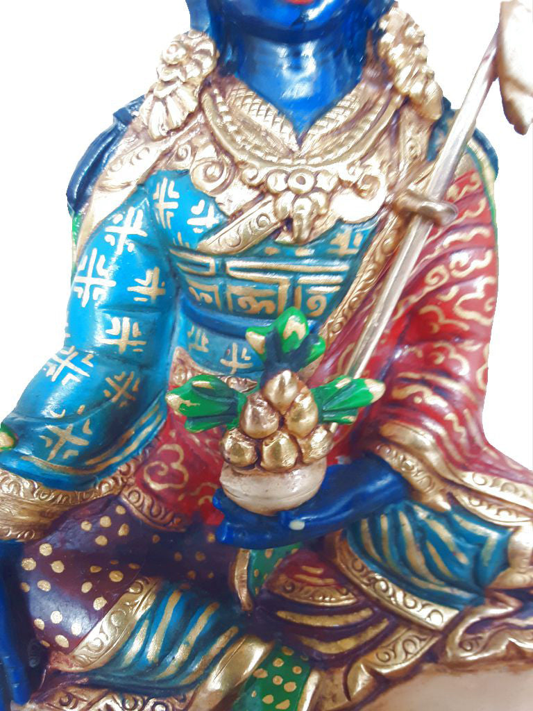 Orgyen Menla Painted Statue, 6"