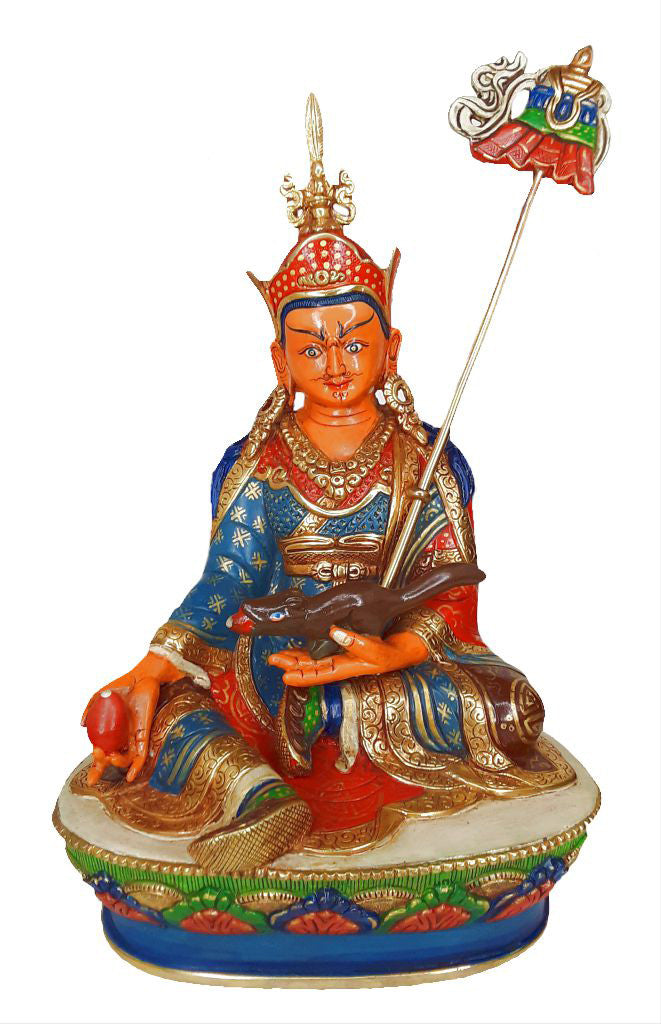 Orgyen Khandro Norlha Painted Statue, 8.75"