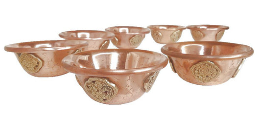 Offering Bowls Copper Fancy