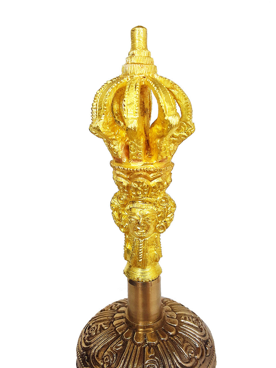 Bell & Dorje w/ Case 9 prong 6" (light color)