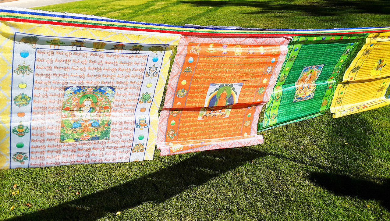 Prayer Flag, Multi Deity (10"x14")