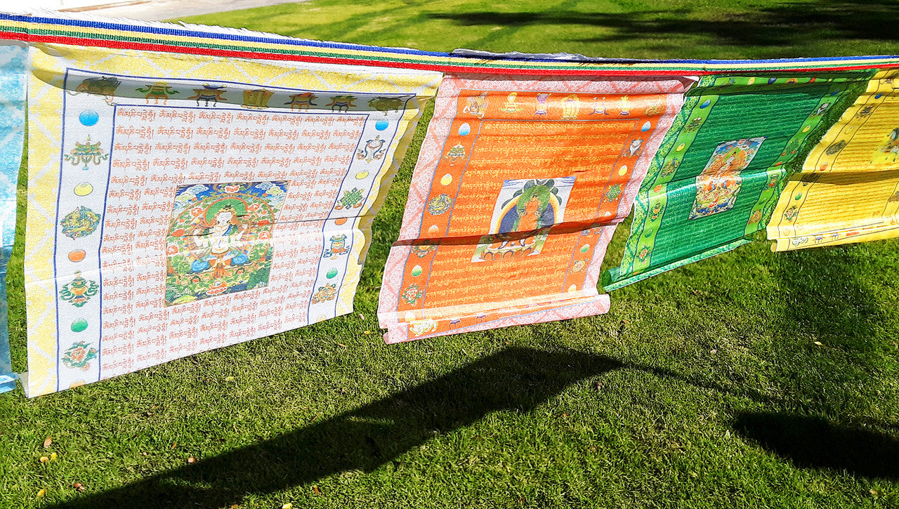 Prayer Flag, Multi Deity (10"x14")
