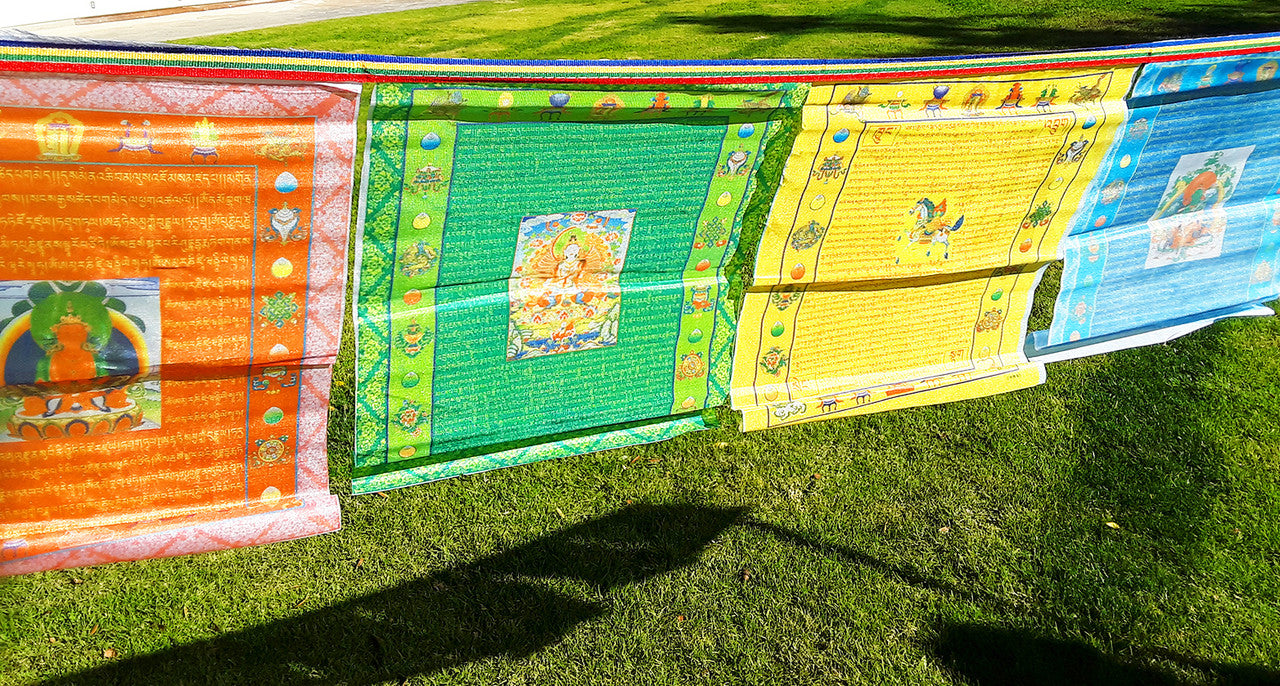 Prayer Flag, Multi Deity (10"x14")
