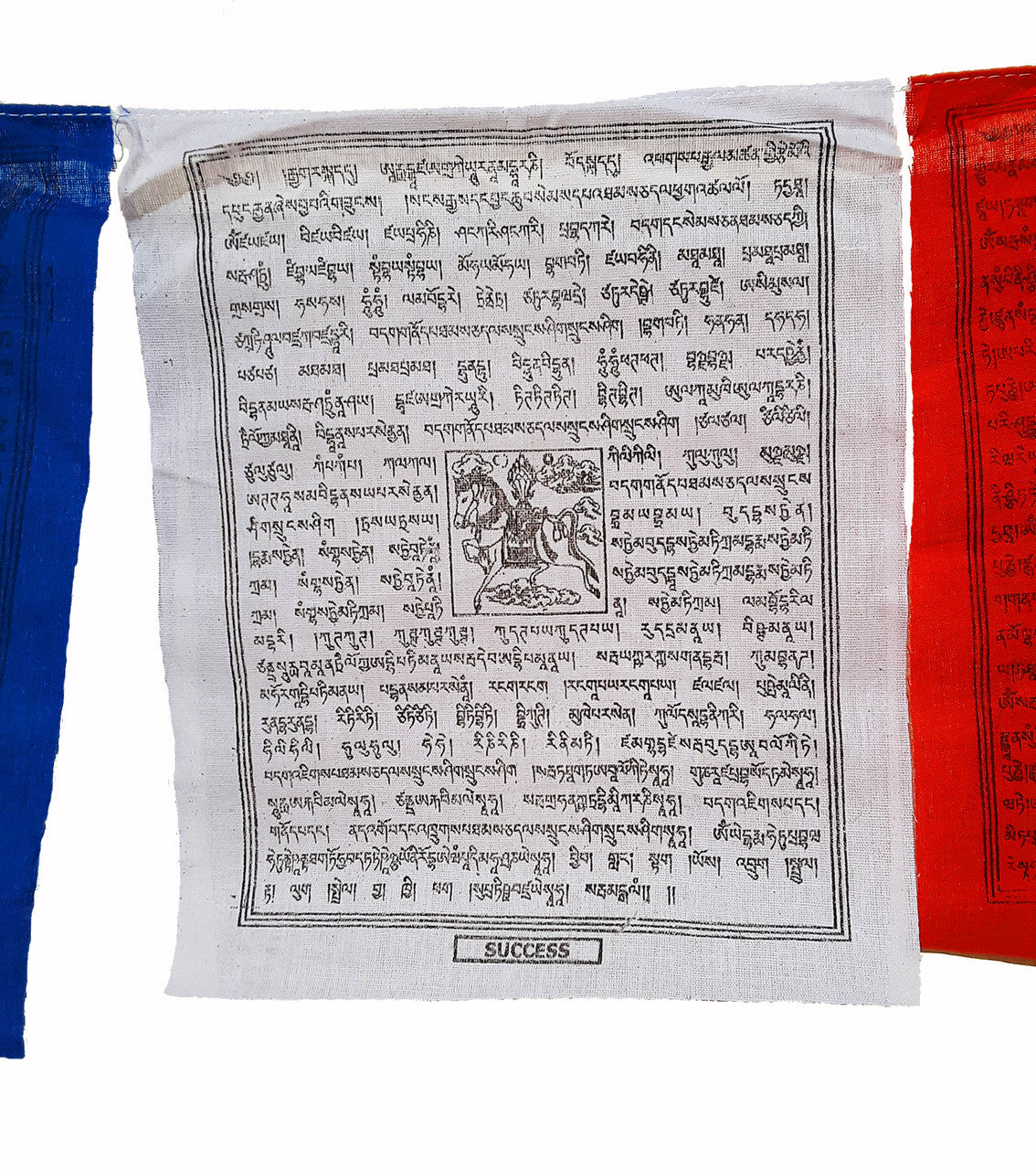 Multi Deity Prayer Flags,  8"x10" (16' long)