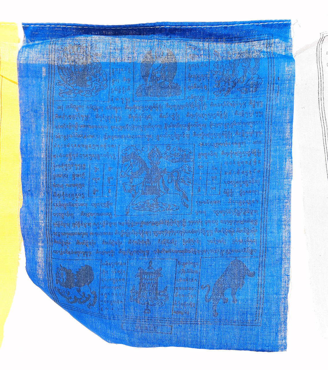 Multi Deity Prayer Flags,  8"x10" (16' long)