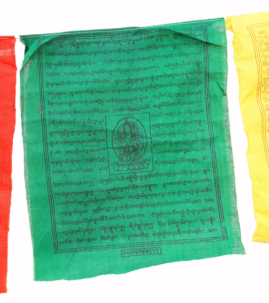 Multi Deity Prayer Flags,  8"x10" (16' long)