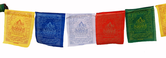 Chenrezig Prayer Flag,  8"x10"
