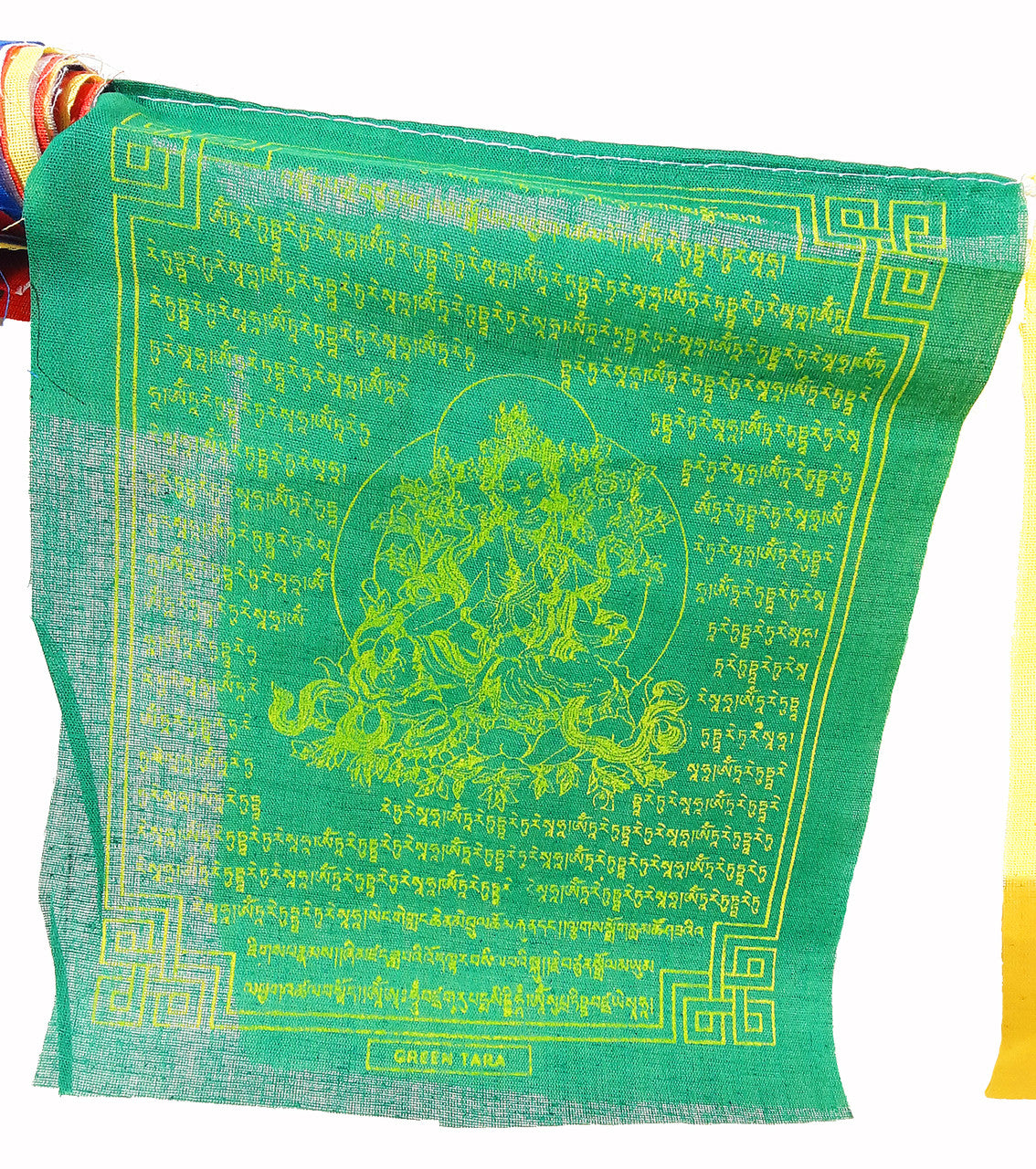 Tara Prayer Flag, 8"x10" (16" strand)