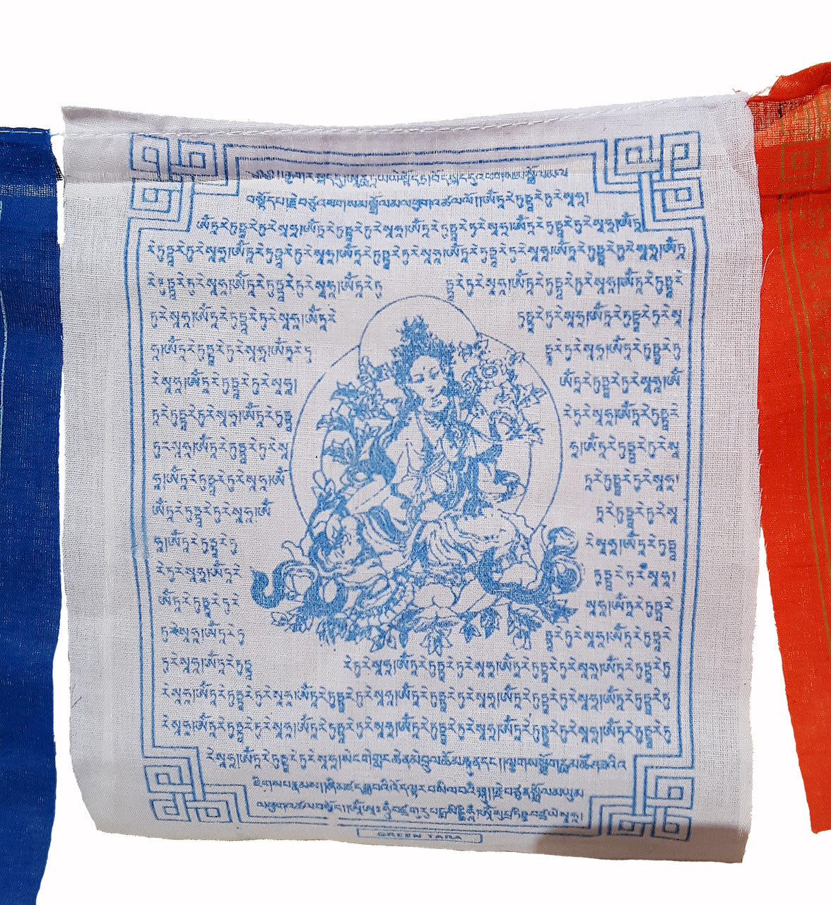 Tara Prayer Flag, 8"x10" (16" strand)