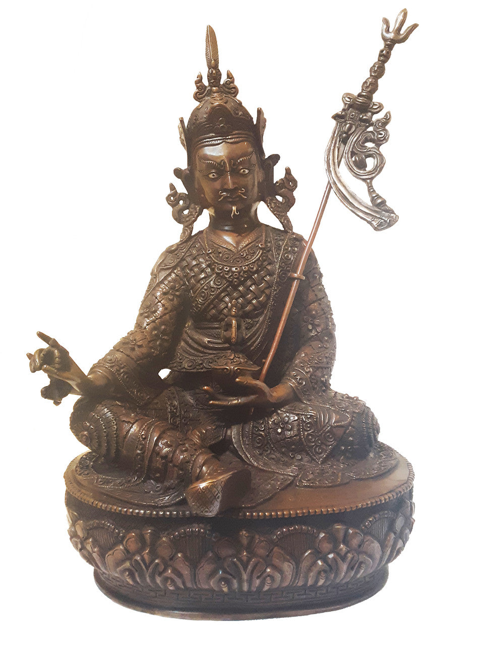 Guru Rinpoche Statue Set, Yeshe Tsogyal & Mandarava