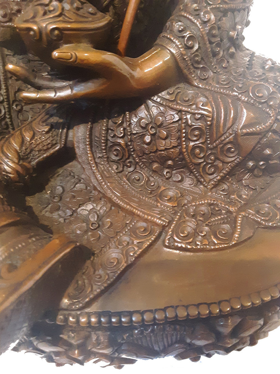 Guru Rinpoche Statue Set, Yeshe Tsogyal & Mandarava (14")