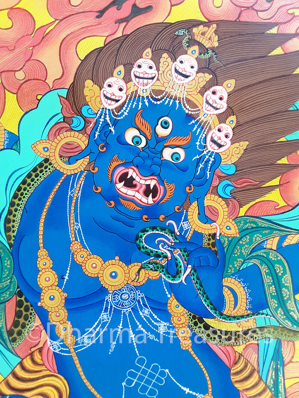 Vajrapani Thangka 42x26"