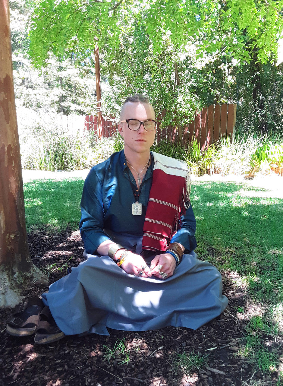 Meditation Skirt, Stone Grey