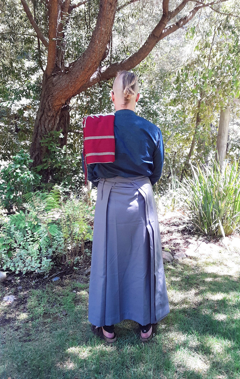 Meditation Skirt, Stone Grey