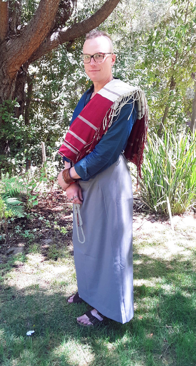 Meditation Skirt, Stone Grey