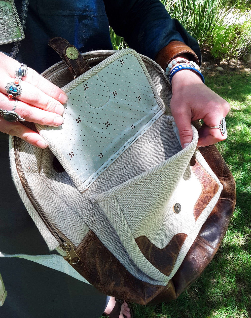 Hemp Backpack 17"