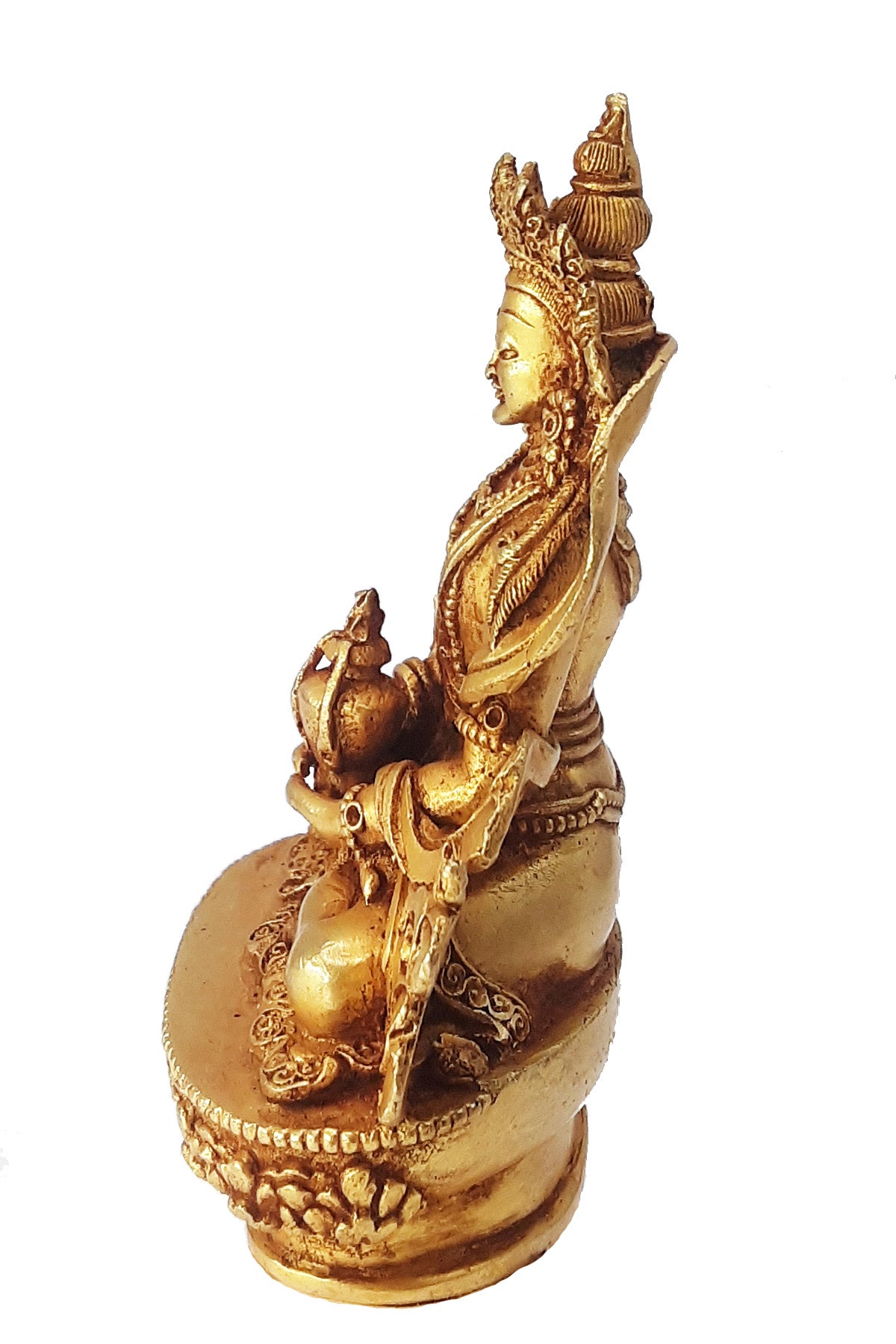 Amitayus Brass Statue 3"