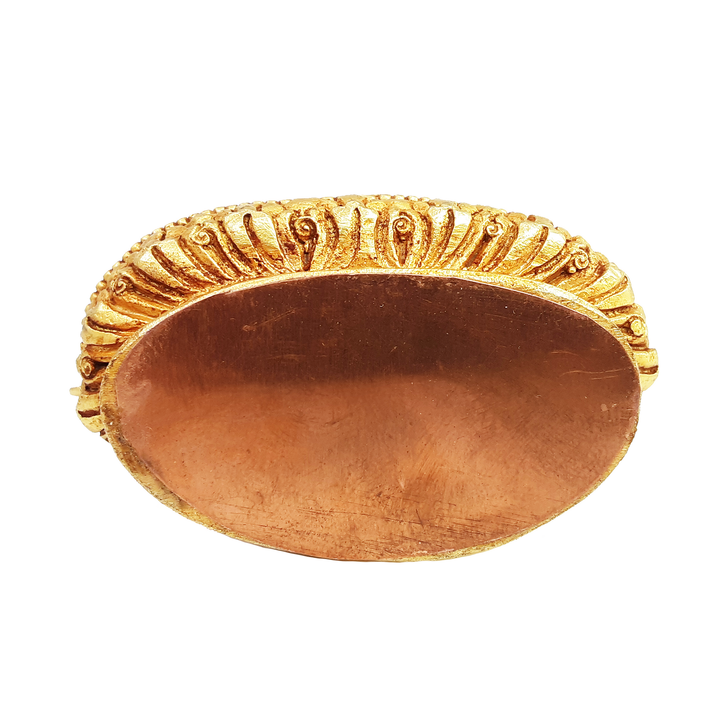 Vajrasattva Gold Plated Statue 3.5"