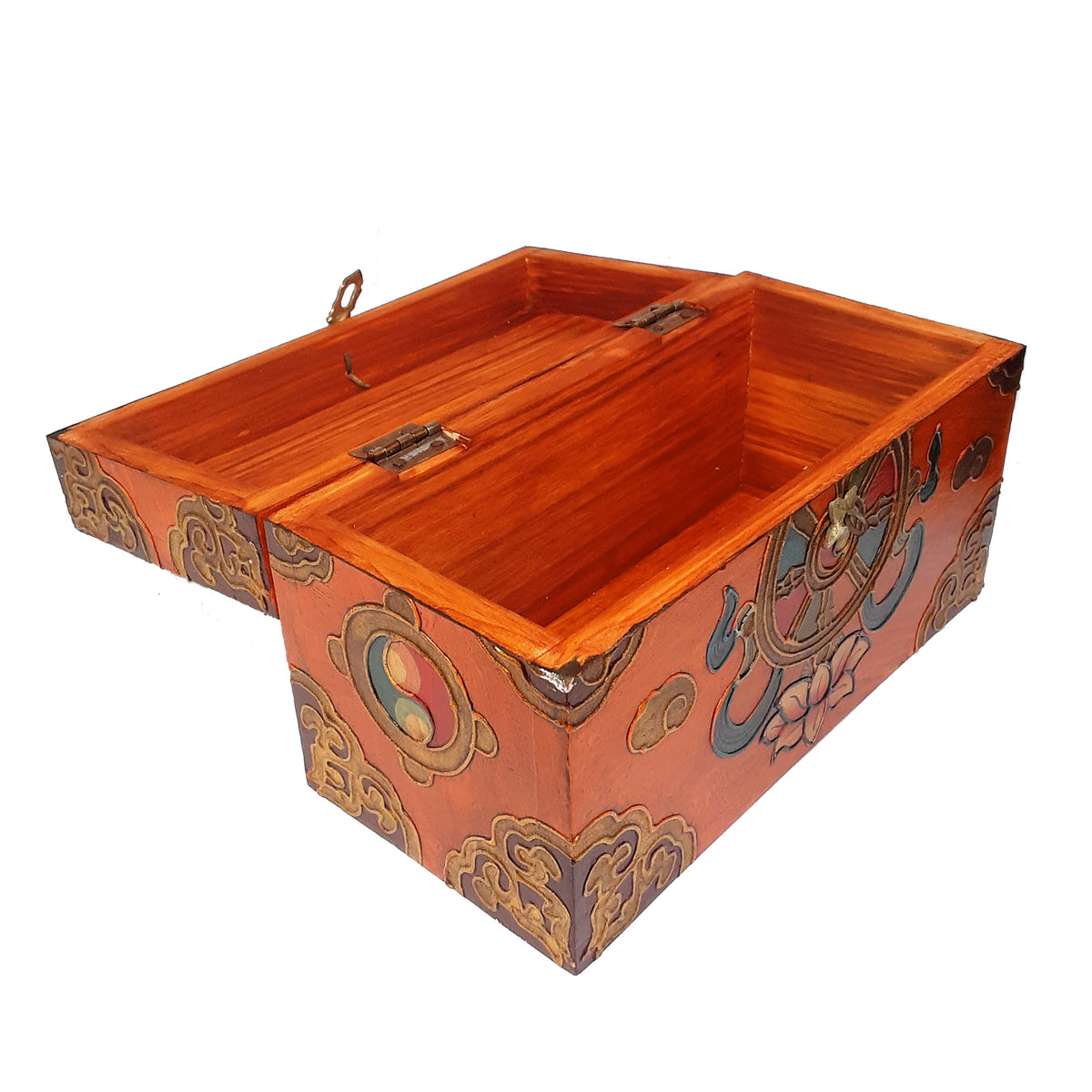 Infinite Knot w/ Wheel Treasure Box (Various Colors)