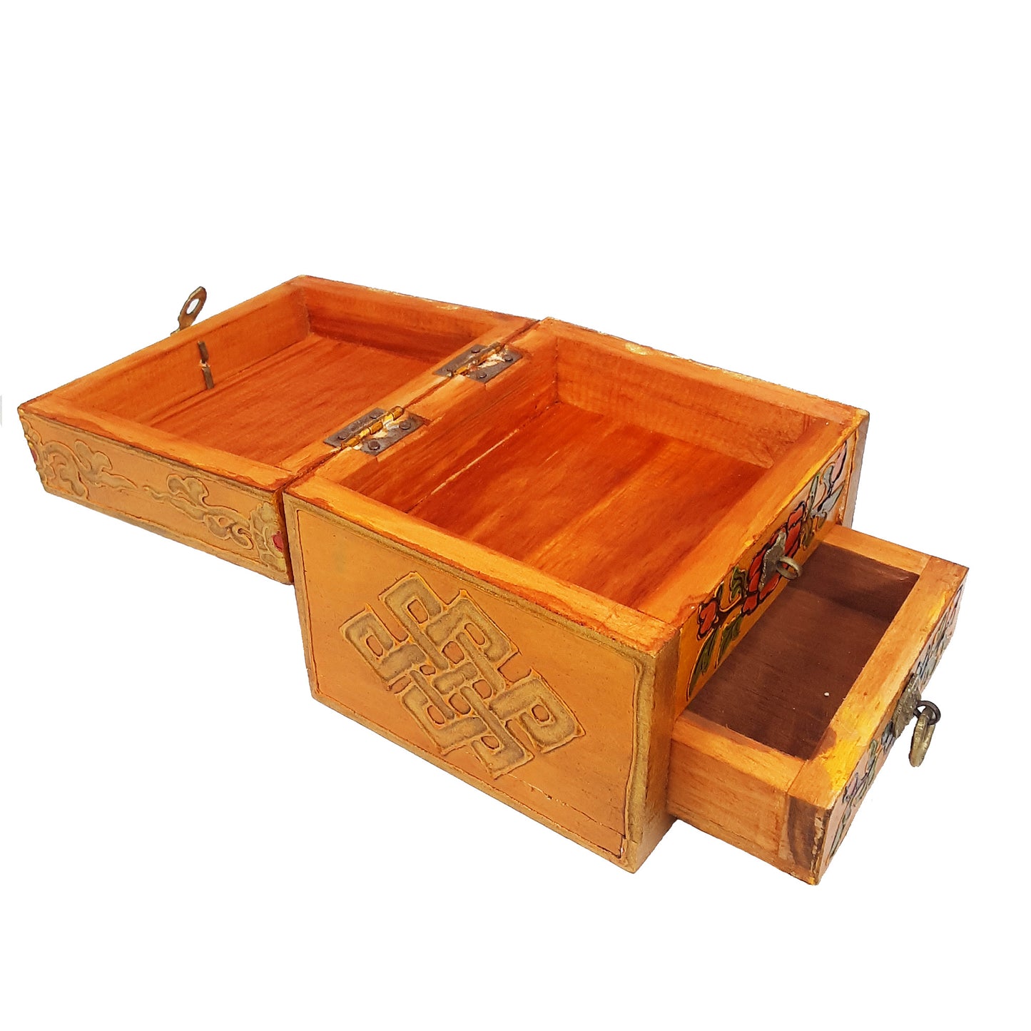 Double Dorje Treasure Box (Various Colors)