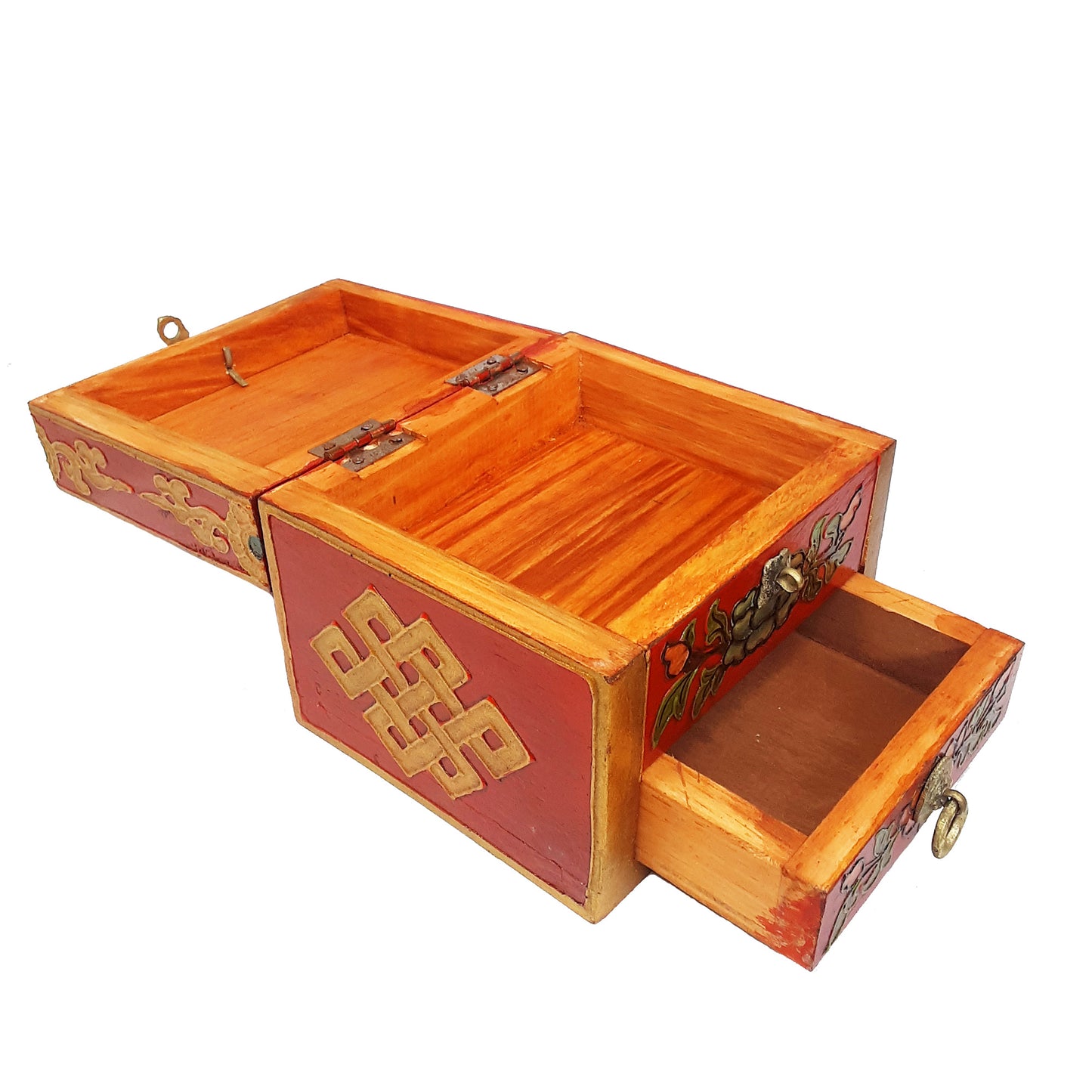 Double Dorje Treasure Box (Various Colors)