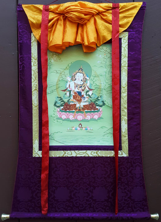 Vajrasattva Yabyum Thangka