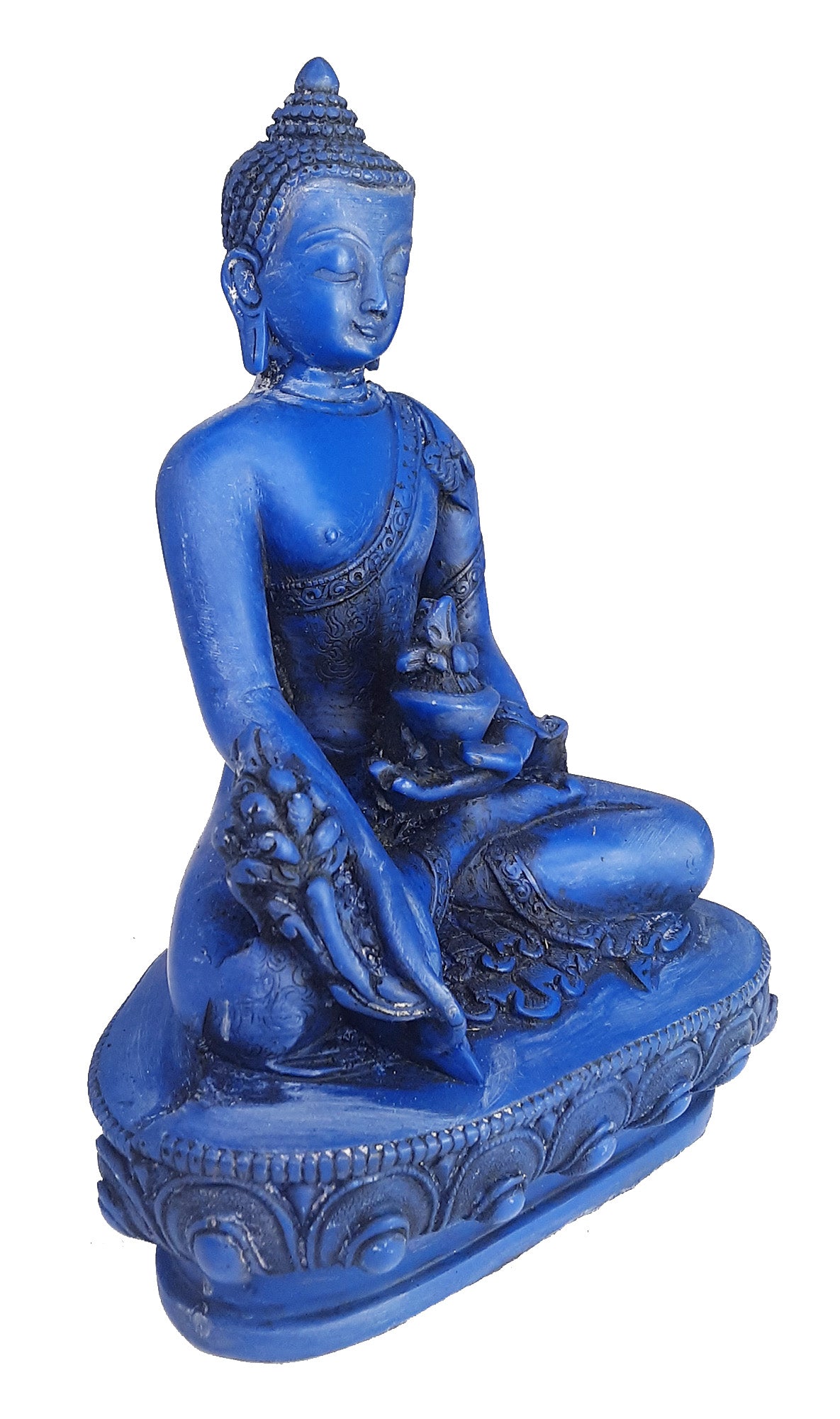 Medicine Buddha Resin Statue 5.25"