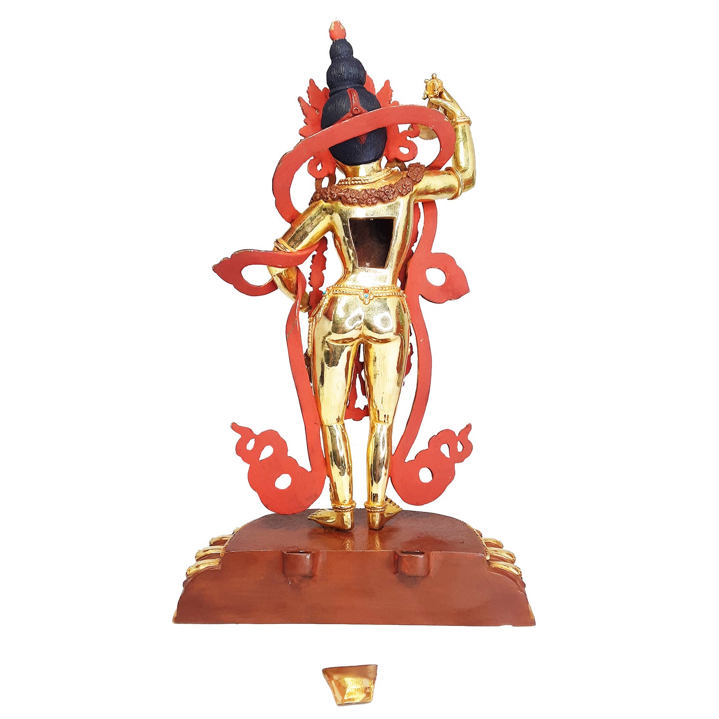 Yeshe Tsogyal Standing Statue Gold Plated 14.5"
