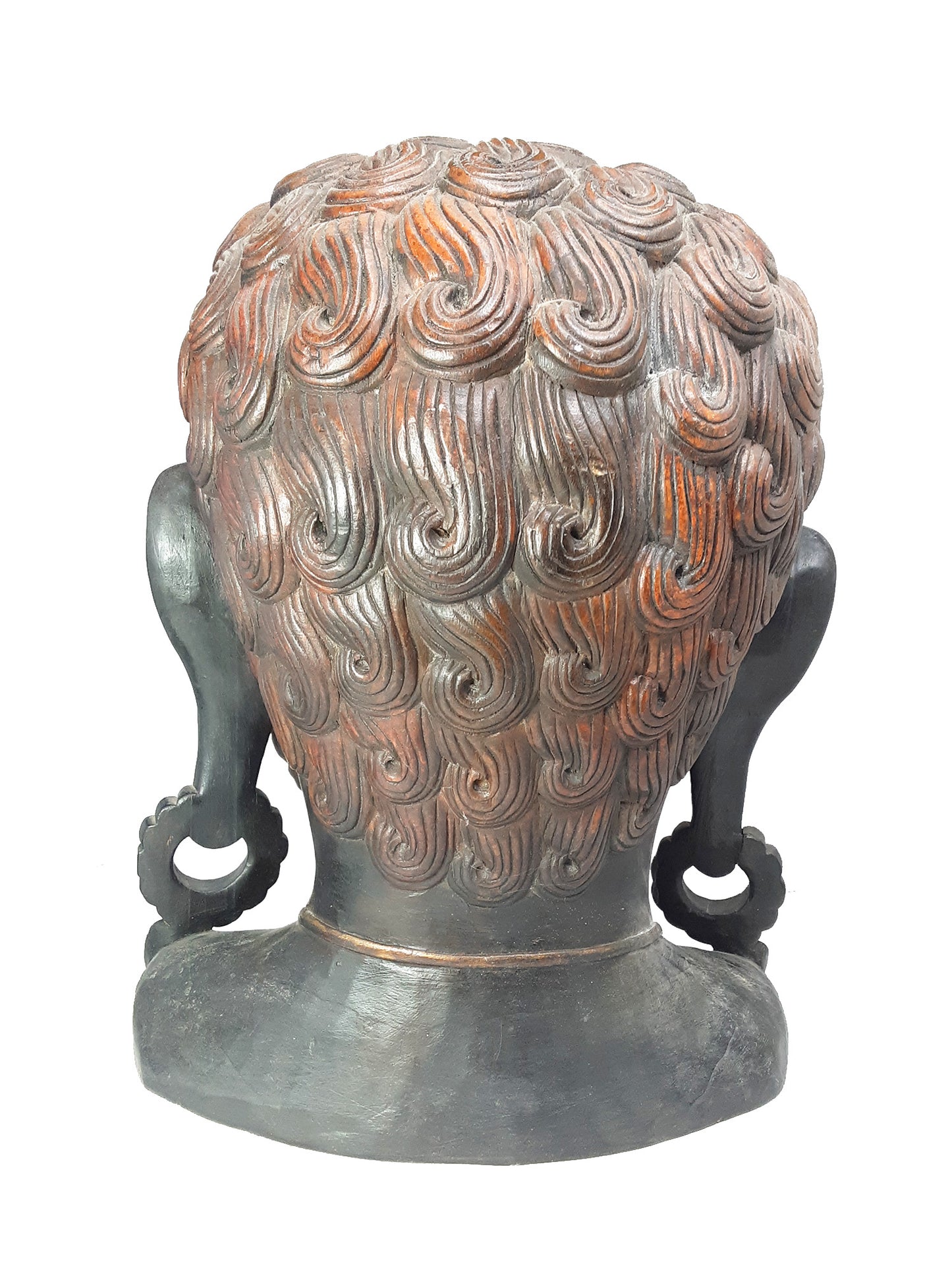 Dorje Drolo Wooden Bust 17"