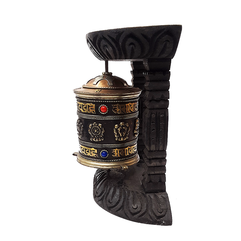 Wall-Mounted Prayer Wheel 6"