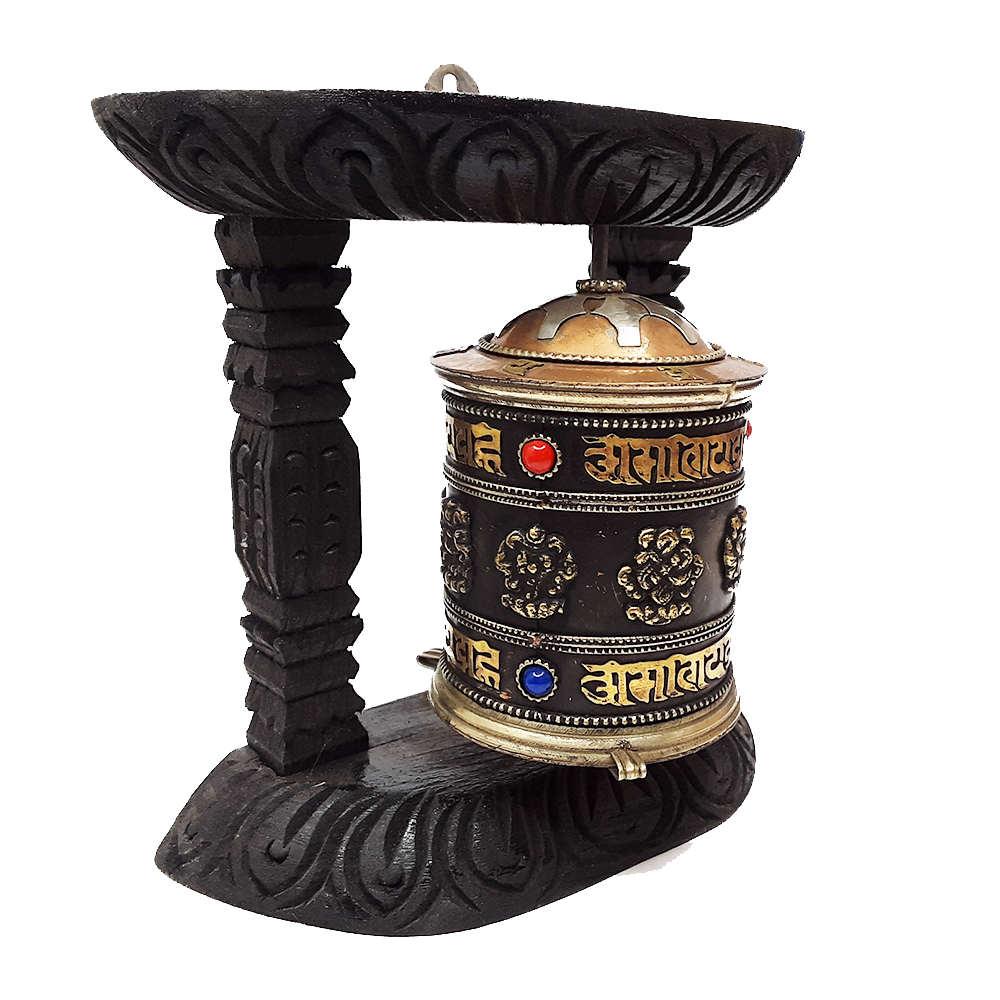Wall-Mounted Prayer Wheel 6"