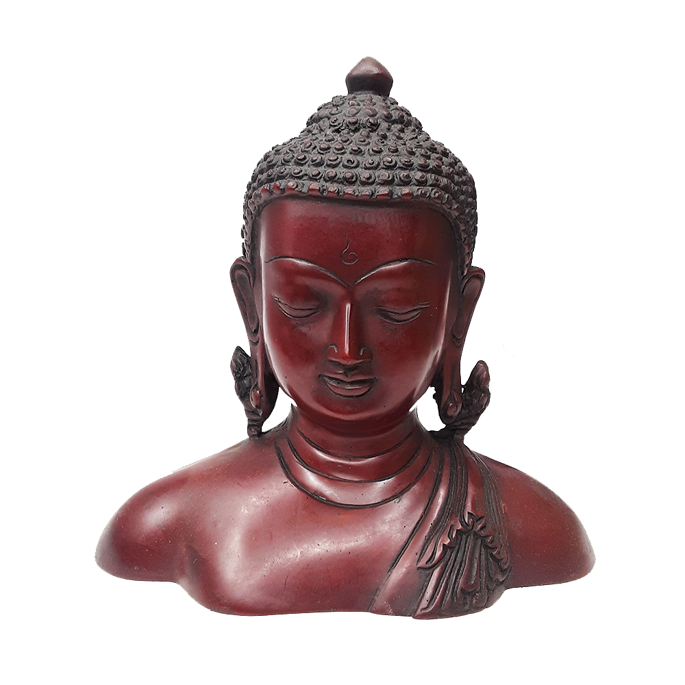 Statue, Buddha Bust 6" Resin