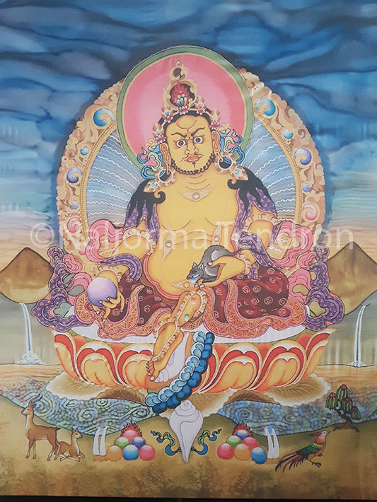 Dzambhala Canvas Print 16x20