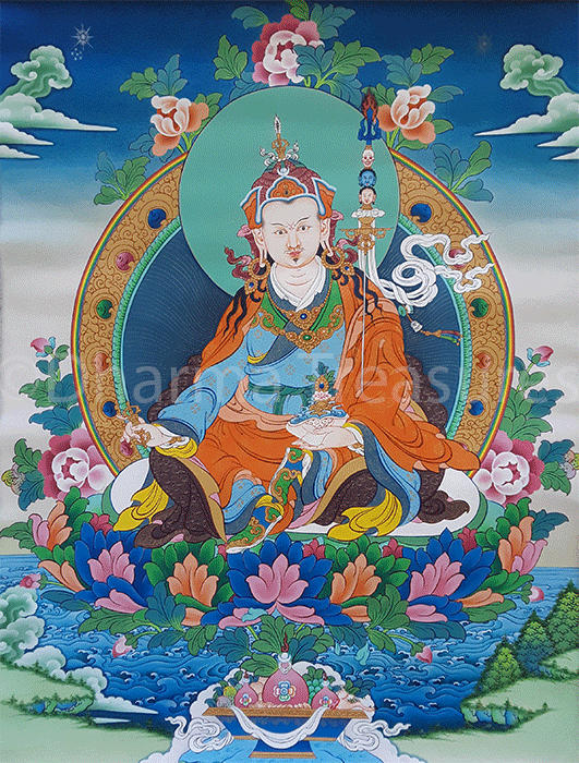 Guru Rinpoche Thangka 32"x44"