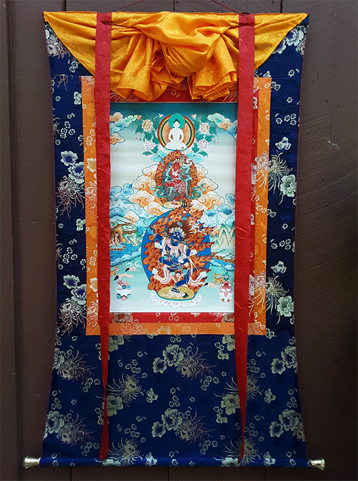 Troma Trikaya Thangka 36"x51"