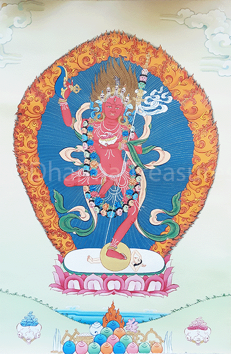 Vajravarahi Thangka 29"x41"