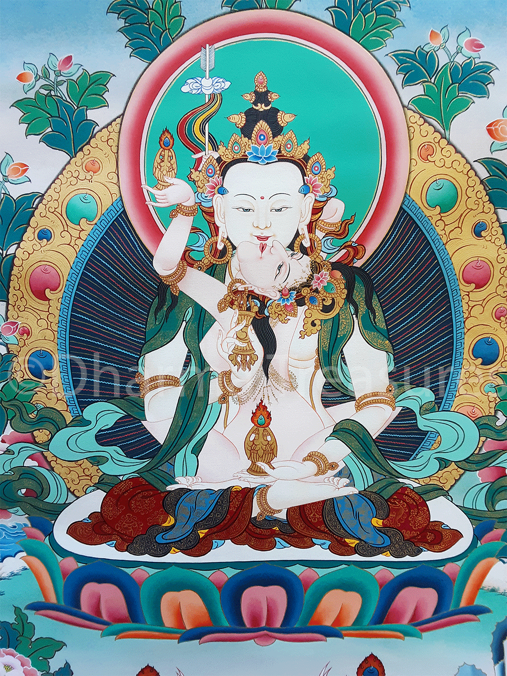 Tsokye Thuk Thik Thangka 36"x52"